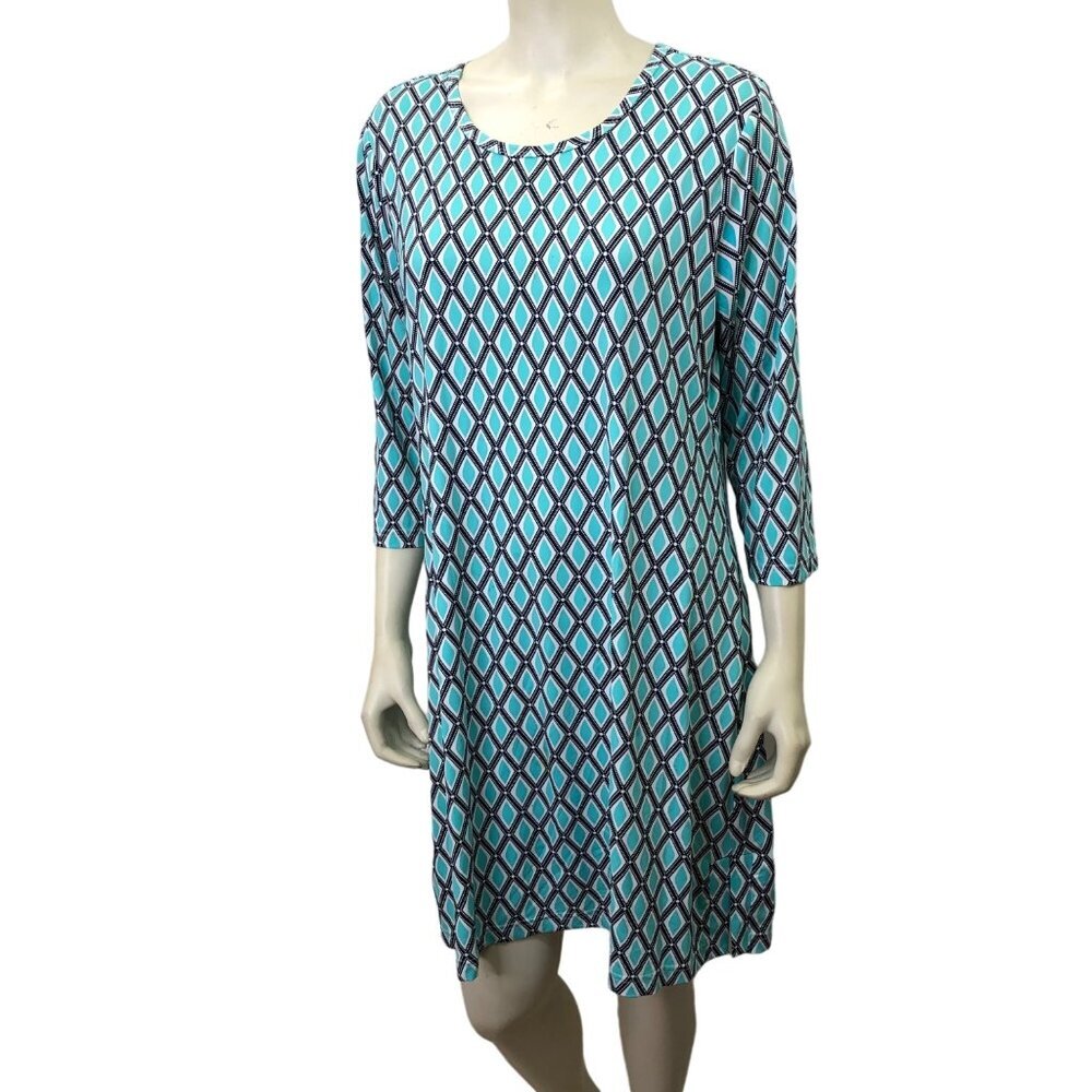 ANTHONY'S RESORT‎ WEAR SHIFT DRESS SZ LG